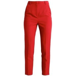 NWT Topshop Corey cropped red trousers